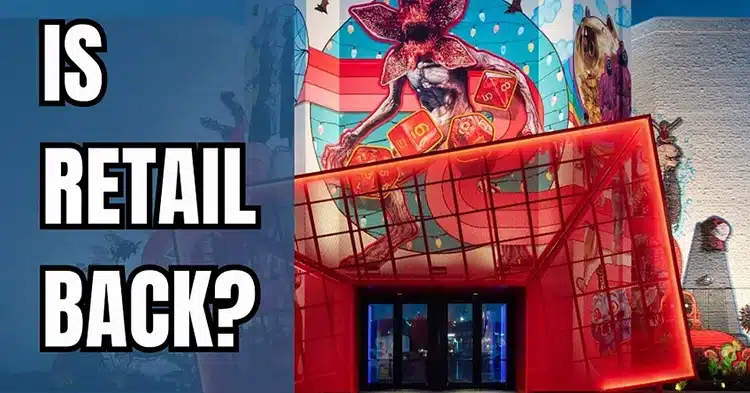 Exterior of a Netflix House, showing how the physical retail experience is evolving through immersive activations.