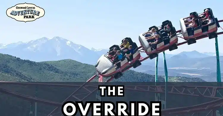 The Haunted Mine Drop ride at Glenwood Caverns, illustrating the critical need for theme park safety training and operator compliance.