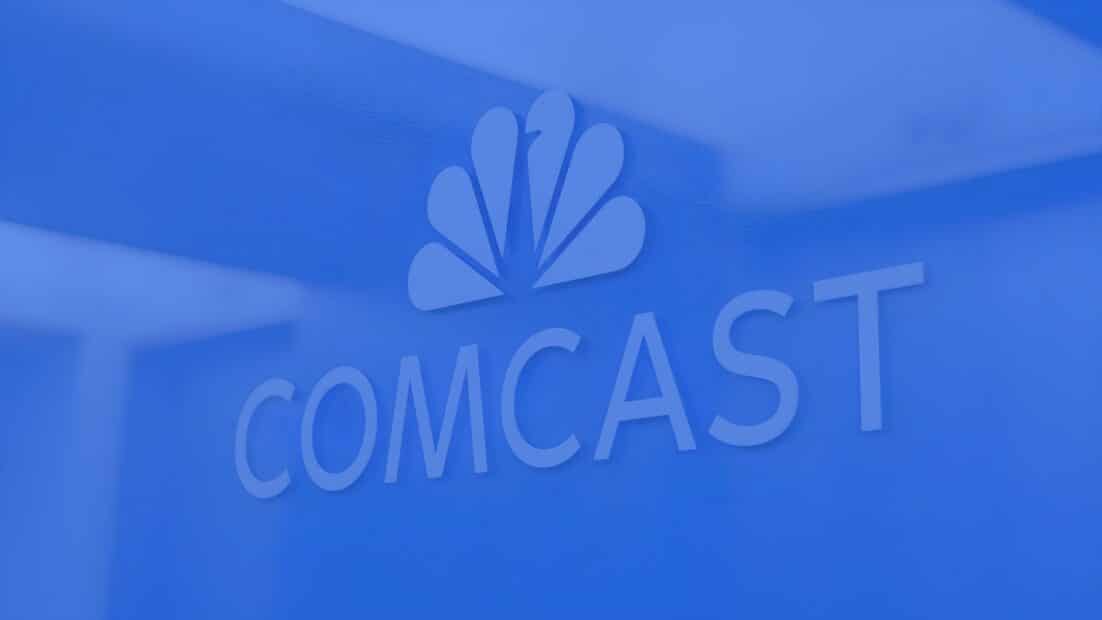 Comcast and NBCUniversal split visual showing the two new independent companies