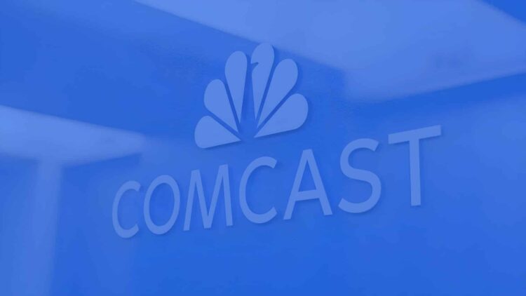 Comcast and NBCUniversal split visual showing the two new independent companies