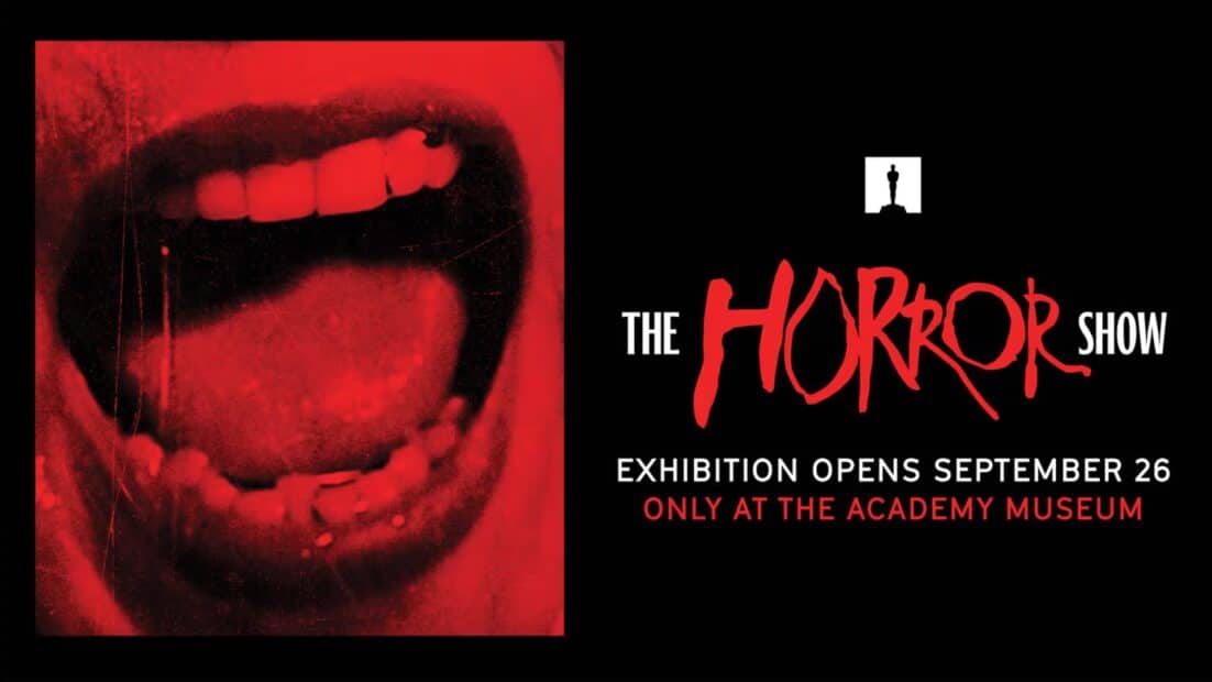 The Horror Show exhibition at the Academy Museum of Motion Pictures, opening September 26, 2026